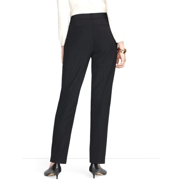 Talbots Womens 12P Black Wool High Waist Trousers Lined Office Careerwear - Picture 11 of 11